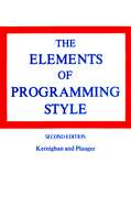 The Elements of Programming Style