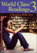 World Class Readings 3 Student Book: A Reading Skills Text