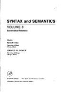 Syntax & Semantics
