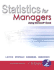 Statistics for Managers Using Microsoft Excel