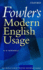 Fowler's Modern English Usage