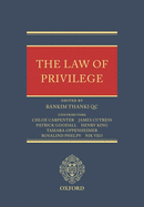 The Law of Privilege