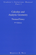 Calculus and Analytic Geometry: Students' Solution Manual Part 1