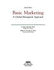 Basic Marketing: a Global Managerial Approach