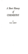 A short history of chemistry