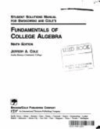 S.S.M. Fund of Coll Alg