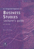 An Integrated Approach to Business Studies: Lecturer's Guide