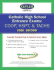 Catholic High School Entrance Exams (COOP/HSPT) 2006