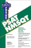Pass Key to the PSAT/NMSQT