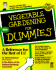Vegetable Gardening for Dummies