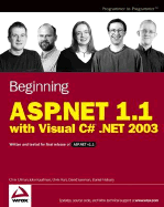 Beginning ASP.Net 1.1 with Visual C# .Net 2003