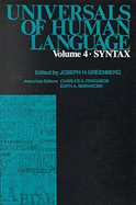 Universals of Human Language: Syntax v. 4