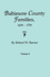 Baltimore County Families, 1659-1759. Volume I