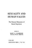 Sexuality and Human Values: The Personal Dimension of Sexual Experience