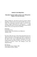 Passion and Prejudice: Nationalist/Unionist Conflict in Ulster in the 1930s and the Origins of the Irish Association