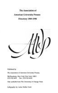 The Association of American University Presses Directory 1989-90