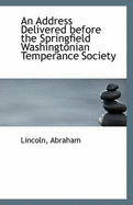 Washingtonian Temperance Society | RM. Washingtonian Temperance Society | RM.