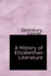 A History of Elizabethan Literature