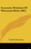Economic Relations of Wisconsin Birds (1882)