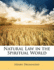 Natural Law in the Spiritual World