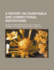 A Report on Charitable and Correctional Institutions