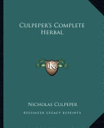 Culpeper's Complete Herbal