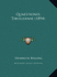 Quaestiones Tibullianae (1894) Quaestiones Tibullianae (1894)