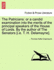 The Patricians: Or a Candid Examination Into the Merits of the Principal Speakers of the House of Lords. by the Author of the Senators [I.E. T. H. Delamayne].