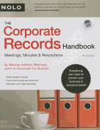 The Corporate Records Handbook: Meetings, Minutes & Resolutions