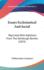 Essays Ecclesiastical and Social: Reprinted with Additions from the Edinburgh Review (1855)