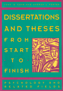 Dissertations and Theses from Start to Finish: Psychology and Related Fields