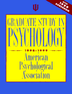 Graduate Study in Psychology: 1998 with 1999 Addendum