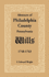 Abstracts of Philadelphia County [Pennsylvania] Wills, 1748-1763