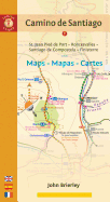 Camino De Santiago Maps - Mapas - Cartes: St. Jean Pied De Port - Roncesvalles - Santiago De Compostela - Finisterre