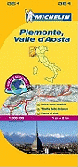 Piemonte and Vallee Aoste (Michelin Regional Maps)
