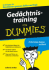 Gedachtnistraining Fur Dummies