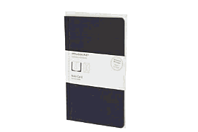 Moleskine Note Card With Envelope Pocket Navy Blue