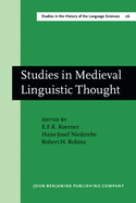 Studies in Medieval Linguistic Thought