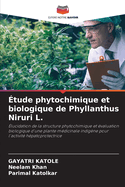 tude phytochimique et biologique de Phyllanthus Niruri L.