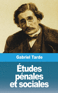 tudes pnales et sociales