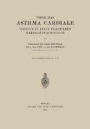 ber das Asthma Cardiale Versuch zu einer Peripheren Kreislaufpathologie
