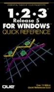 1-2-3 for Windows Multimedia Quick Reference