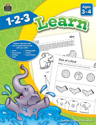 1-2-3 Learn Ages 3-4 - Guckian, Mara