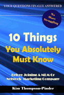 10 Things You Absolutely Must Know Before Joining a MLM or Network Marketing Company