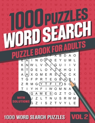 1000 Word Search Puzzle Book for Adults: Big Puzzlebook with Word Find Puzzles for Seniors, Adults and all other Puzzle Fans - Vol 2 - Books, Visupuzzle