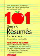 101 Grade A Resumes for Teachers