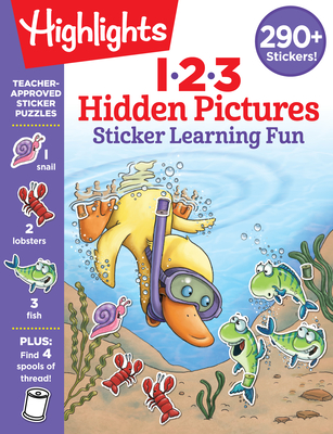 123 Hidden Pictures Sticker Learning Fun - Highlights Learning (Creator)