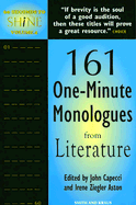 161 One-Minute Monologues from Literatue