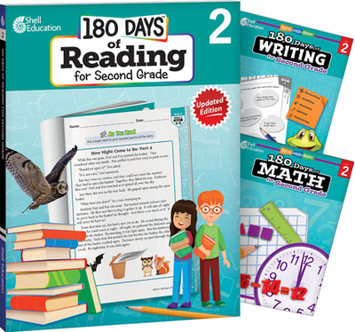 180 Days(tm) Reading, Writing and Math for Grade 2: 3-Book Set: Practice, Assess, Diagnose - Multiple Authors, and Van Dixhorn, Brenda, and Smith, Jodene