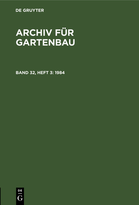 1984 - Deutsche Akademie Der Landwirtschaftswissenschaften Zu Berlin